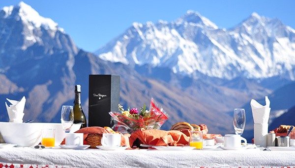 Breakfast at Everest