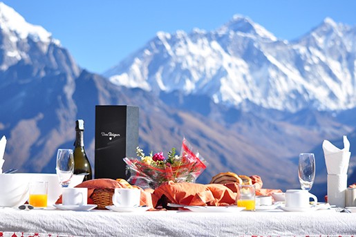 Breakfast at Everest